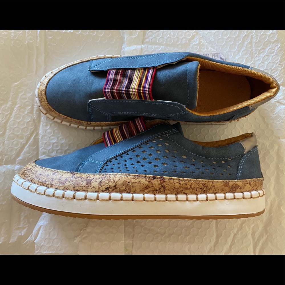 Platform slip on shoes